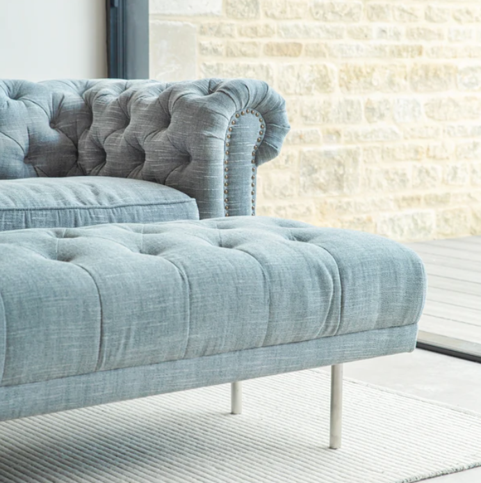 Buy Ottomans & Footstools Online Cotswold Grey