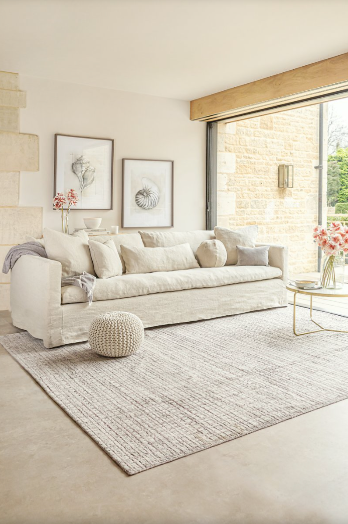 Snowshill Seater Premium Linen Sofa Cotswold Grey