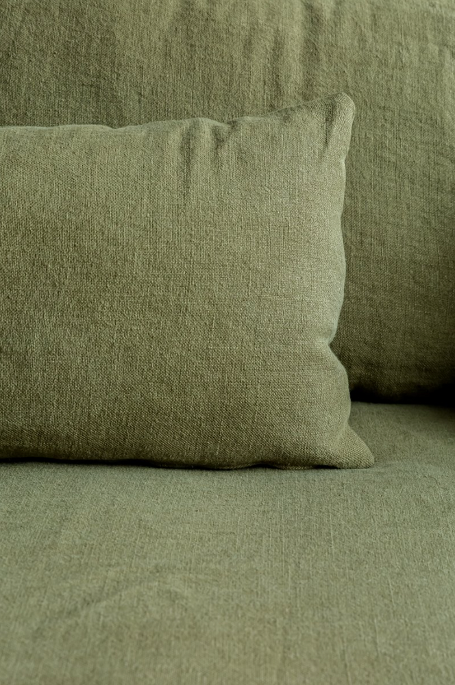 Snowshill 4 Seater Sofa - Premium Linen - Olive