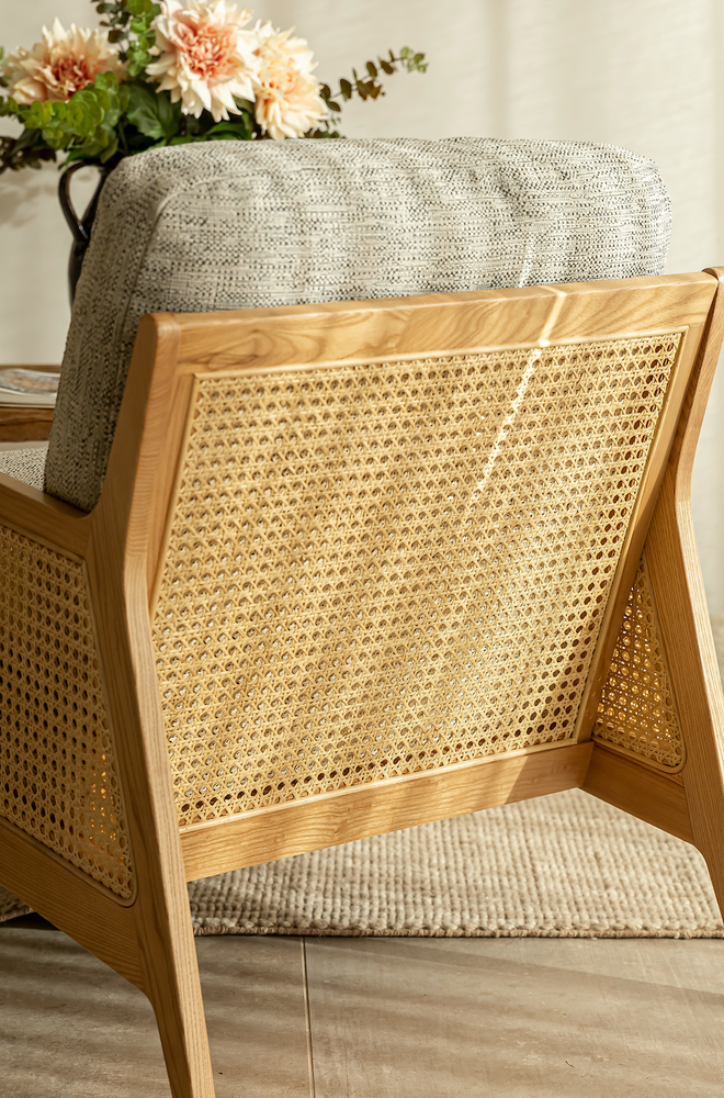 Bibury Chair - Basketweave Grey