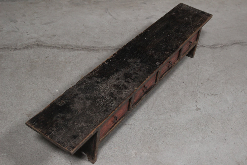 Cyril Antique Coffee Table With Drawers