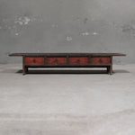 Cyril Antique Coffee Table With Drawers