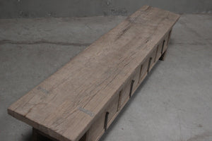 Martha Antique Coffee Table With Drawers