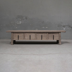 Martha Antique Coffee Table With Drawers