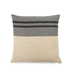 Black House Stripe Cushion - Large Square