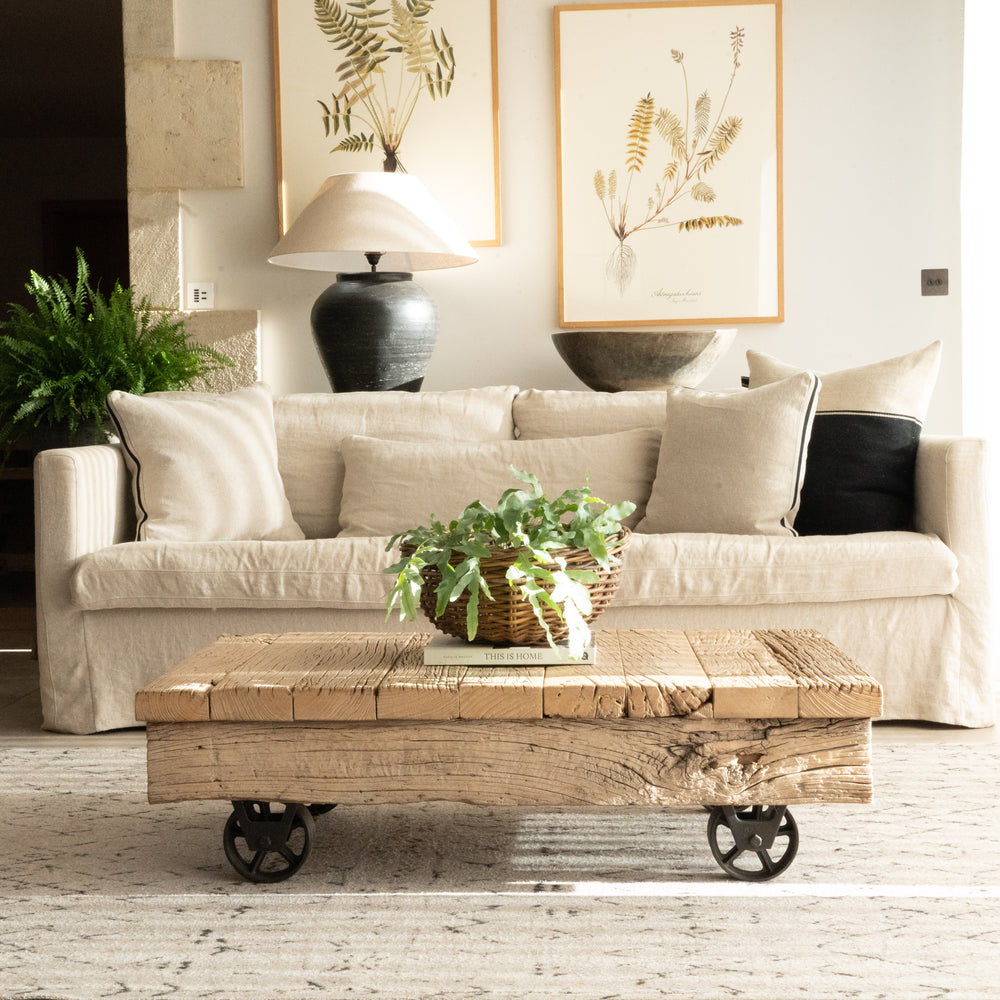 Xavier Elm Coffee Table - 117cm