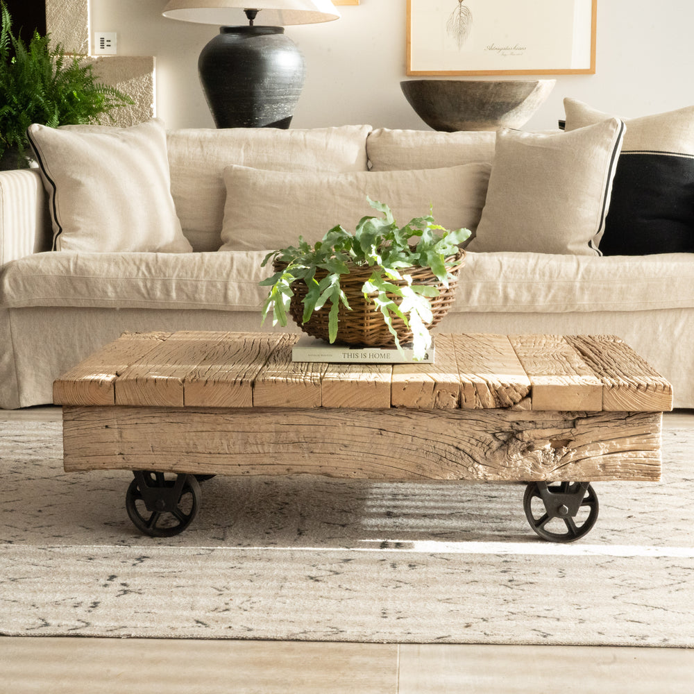 Xavier Elm Coffee Table - 117cm