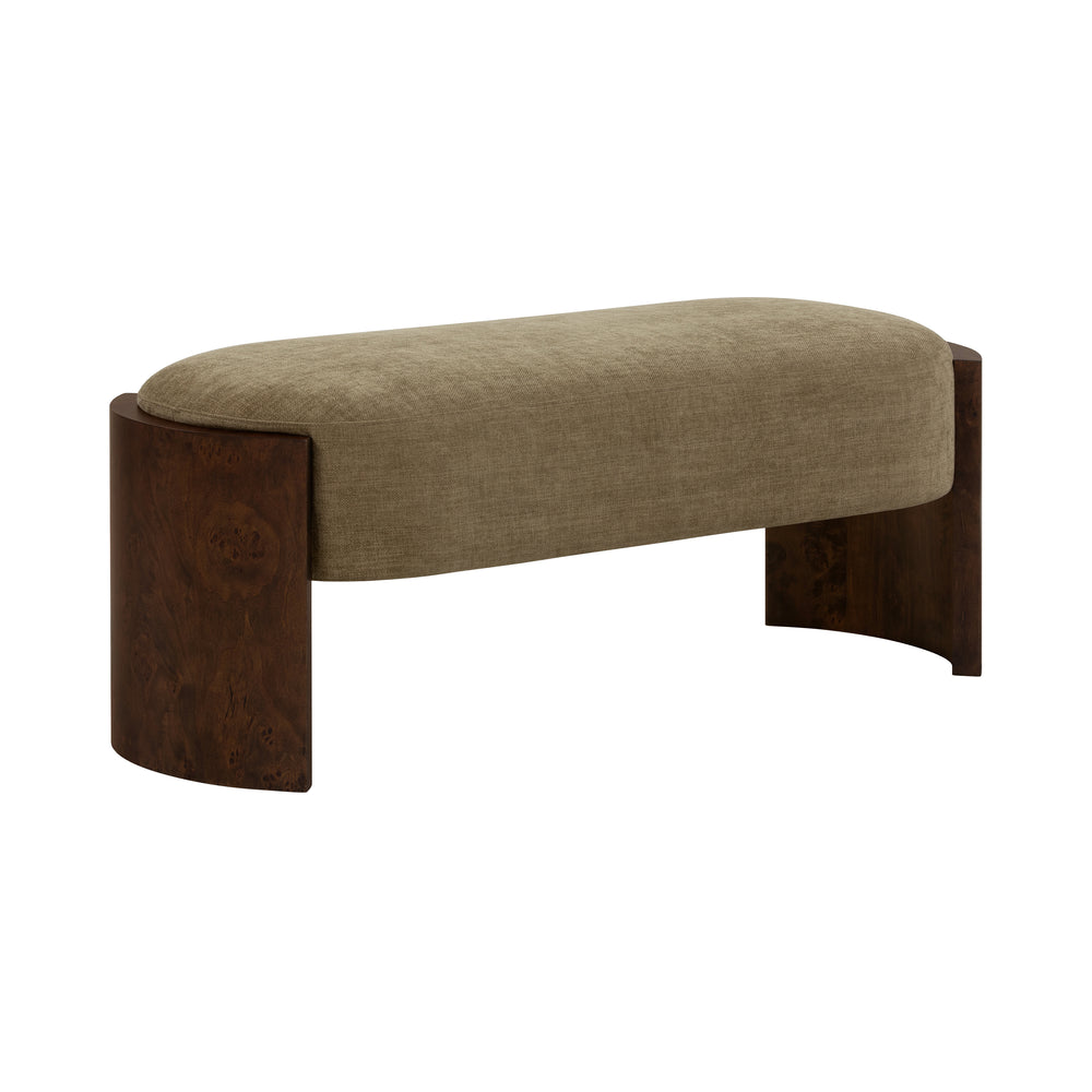 Tetbury Ottoman - Small - Velvet Moss (WMB)