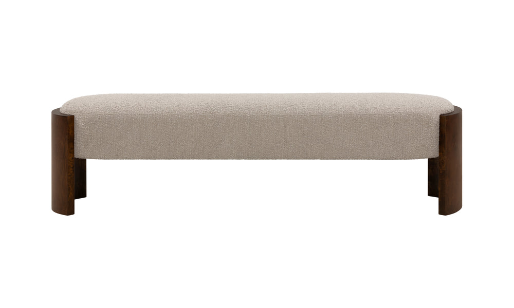 Tetbury Ottoman - Large - Boucle Mink (WMB)