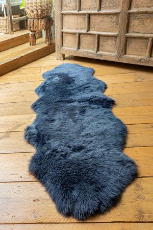 Sheepskin Double 180cm - Navy