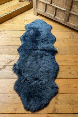 Sheepskin Double 180cm - Navy