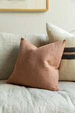 Hudson Cushion - Medium Square - Cinnamon