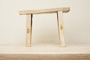 Clematis Vintage Wooden Stool