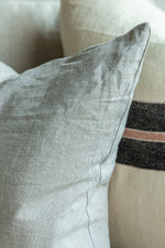 Luxury Light Linen Cushion - Sand Grey