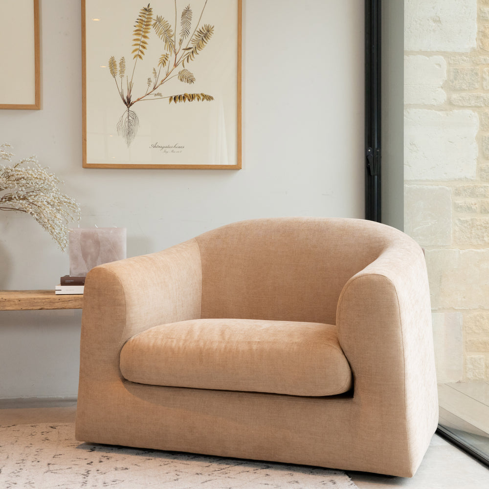 Withington Armchair - Velvet Toffee
