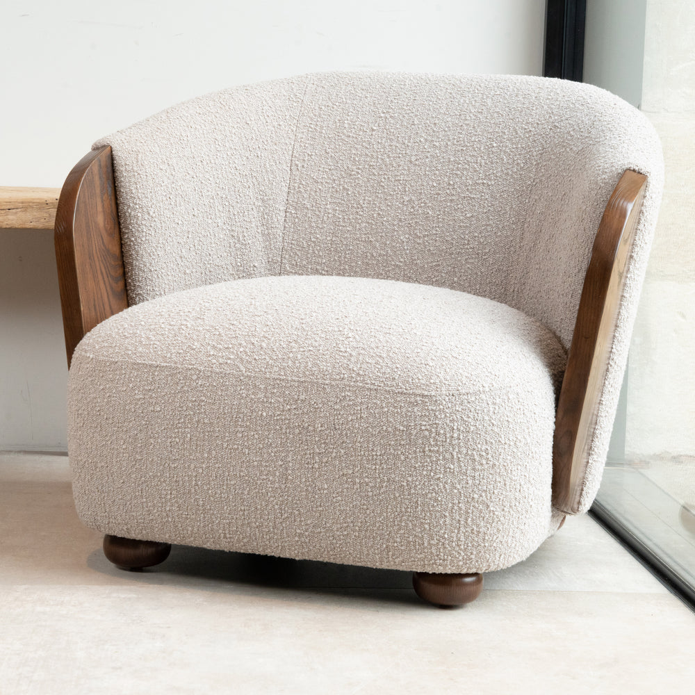 Naunton Armchair - Boucle Mink