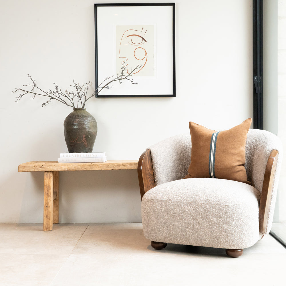 Naunton Armchair - Boucle Mink