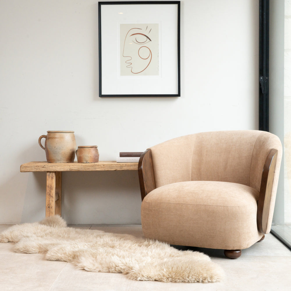 Naunton Armchair - Velvet Toffee