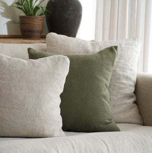 Hudson Cushion - Medium Square - Forest