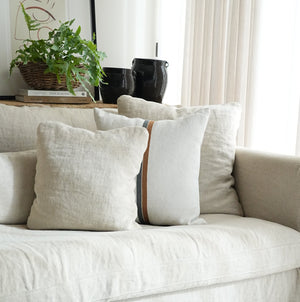 Atlas Cushion - Medium Square - Natural