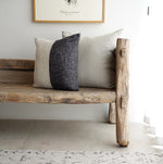 Jess Cushion - Medium Square - Natural/smoke