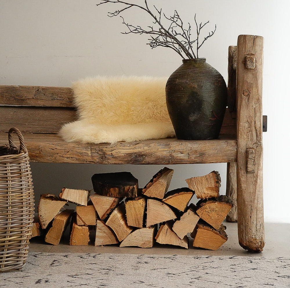 Sheepskin Long Wool - Champagne - Large