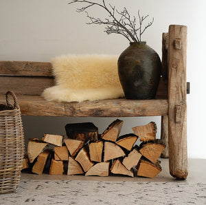 Sheepskin Long Wool - Champagne - Large