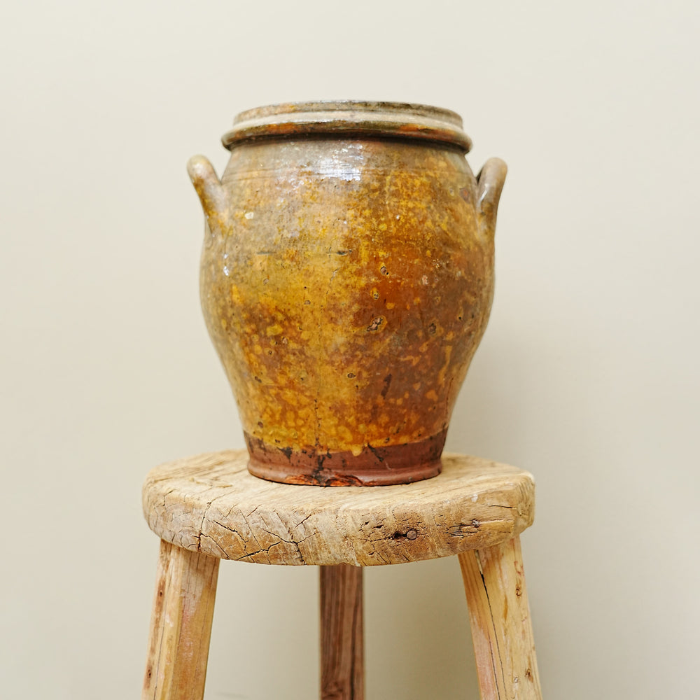 French Vintage Confit Pot 7