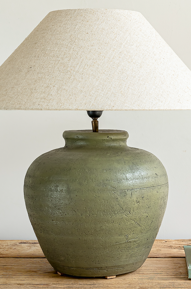 Fani Table Lamp - Old Green