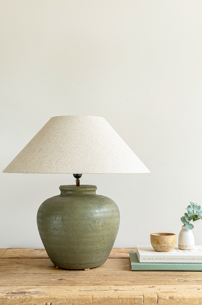 Fani Table Lamp - Old Green