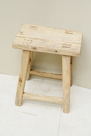 The Fen Vintage Elm Stool