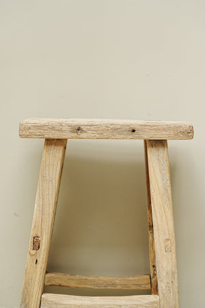 The Fen Vintage Elm Stool