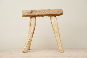 Fern Vintage Wooden Stool