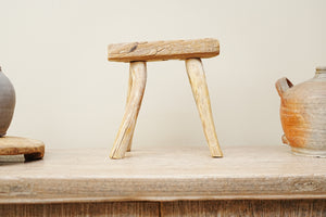 Fern Vintage Wooden Stool