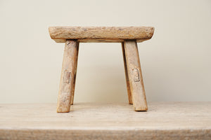 Foxglove Vintage Wooden Stool