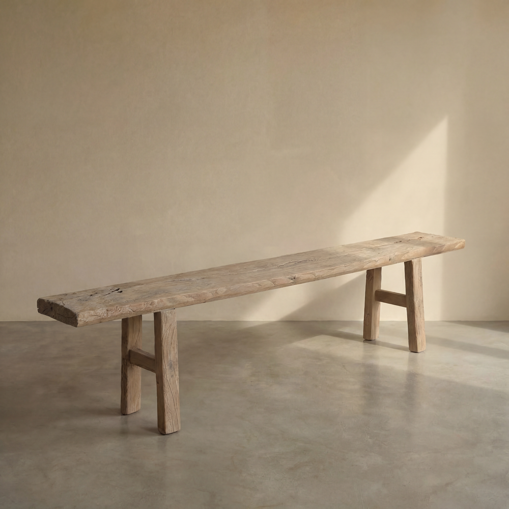 Jonah Antique Bench – Cotswold Grey