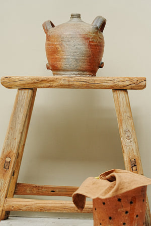 The Heath Vintage Elm Stool