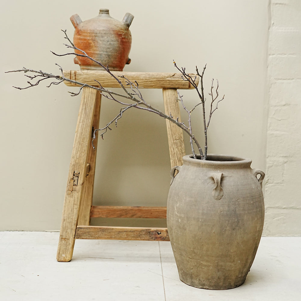 The Hollow Vintage Elm Stool