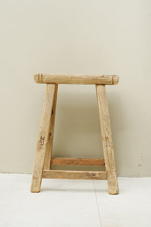 The Hollow Vintage Elm Stool