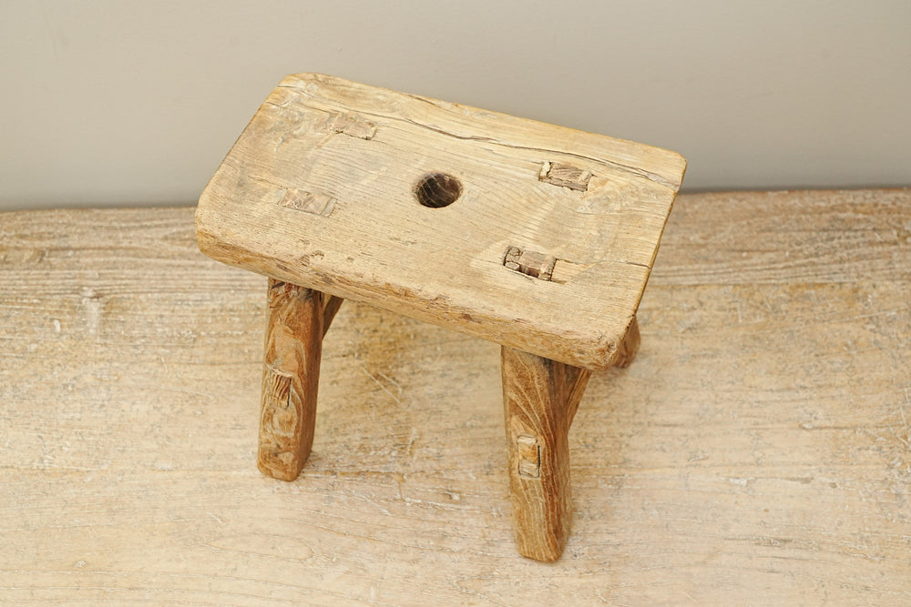 Ivy Vintage Wooden Stool