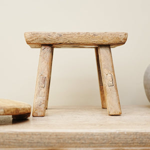 Ivy Vintage Wooden Stool