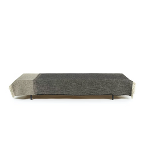 Jules Throw - Black Herringbone
