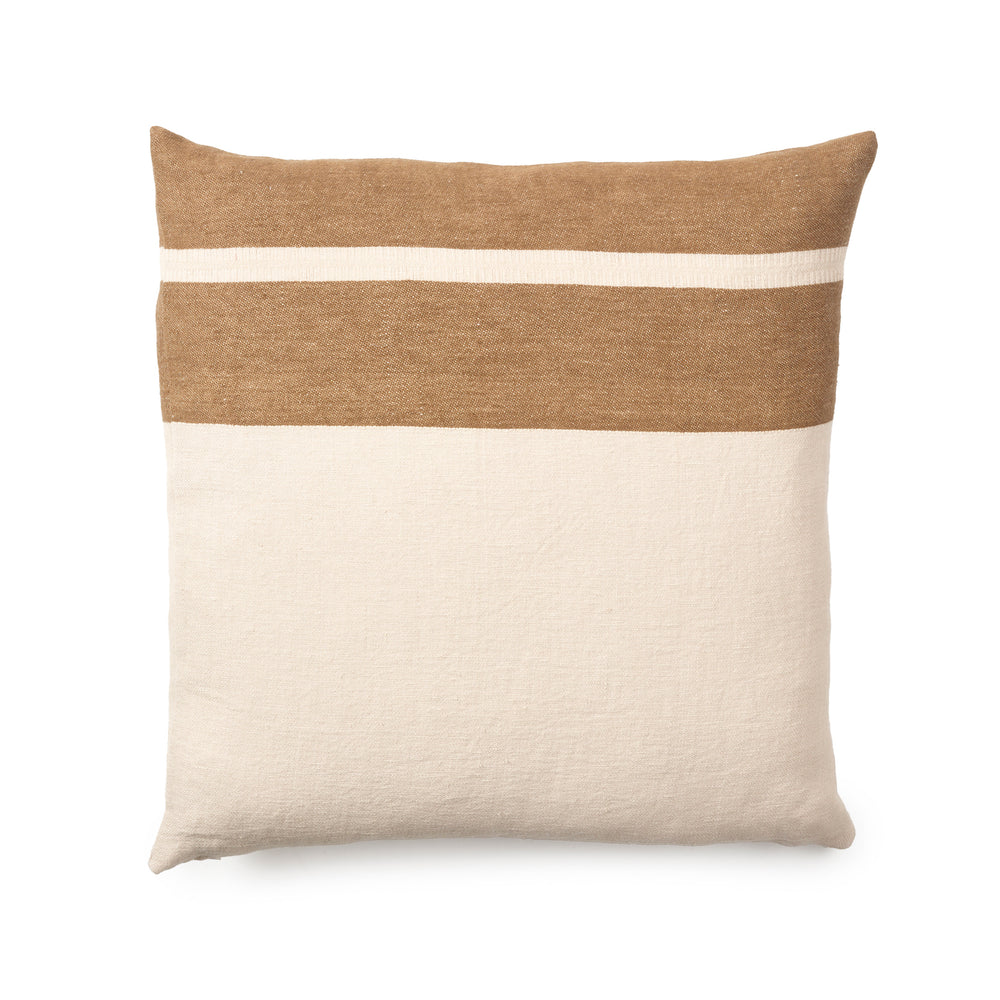 Julian Cushion - Large Square - Railroad Stripe