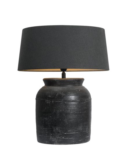 Strado Vase Lamp - Brown/Black