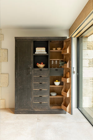 Luther Black Cabinet