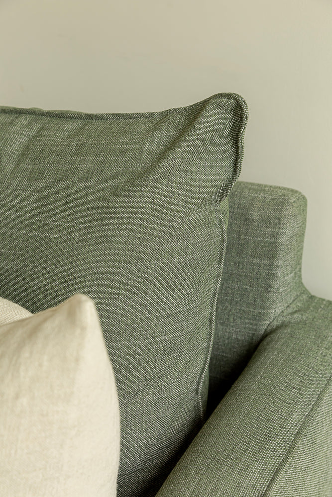 Moreton Armchair - Timber - Forest Green