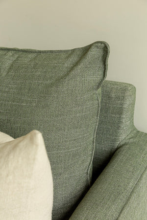 Moreton Armchair - Timber - Forest Green