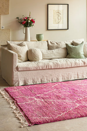 Olivia Pink Handmade Moroccan Rug