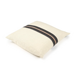 Patagonian Stripe Cushion - Large Square - Black Stripe