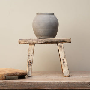 Poppy Vintage Wooden Stool